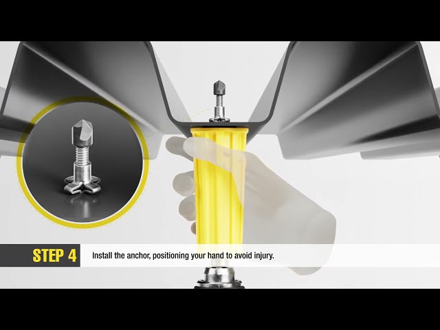 Sammy X-Press Drill/Drive Anchor Installation into Metal Deck