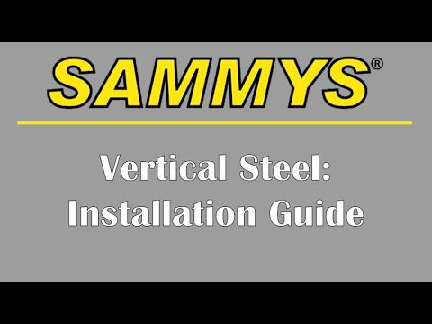 Sammys Steel Vertical Installation